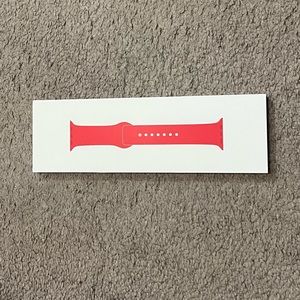 Apple Watch 41 mm red sports band